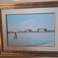 olio  BERGAMINI  ALDO  35 x 50  su tela