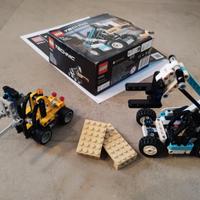 LEGO technic 8290+42133 Carrelli elevatori