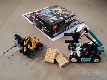 LEGO technic 8290+42133 Carrelli elevatori