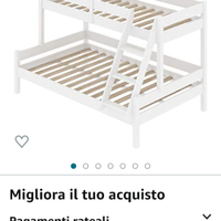 Struttura letto 1 piazza e mezza/singolo