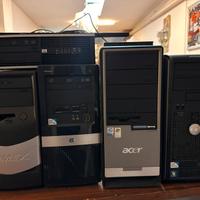 Lotto PC desktop + tastiera – Ideale per ricambi