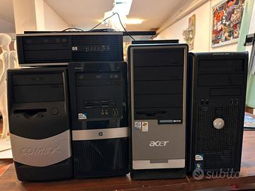 Lotto PC desktop + tastiera – Ideale per ricambi