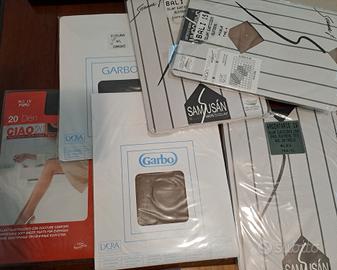 10 Collant nuovi in scatola tg. 4 L Samsusan,Garbo