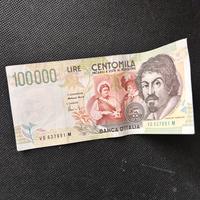 Banconote da 100000 lire originali