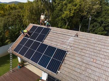 impianto senza pratrica Enel 3 kw bat litio 2.5 kw
