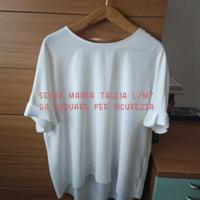 Maglietta donna taglia M con cerniera dietro