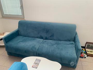 DIVANO LETTO IN ALCANTARA