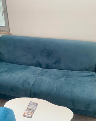 DIVANO LETTO IN ALCANTARA