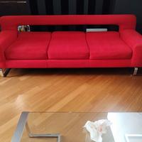 divano design rosso