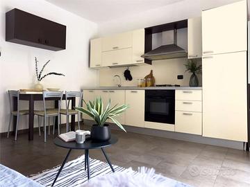 Bilocale arredato con grande area esterna