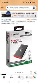 SSD EMTEC portatile da 512gb