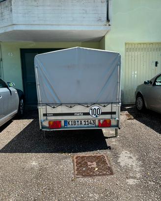 Rimorchio Martz 750kg - Cassone aperto