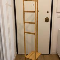 UNHO Appendiabiti da Terra in legno