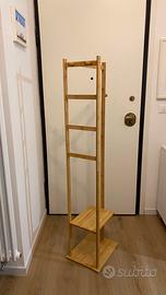 UNHO Appendiabiti da Terra in legno