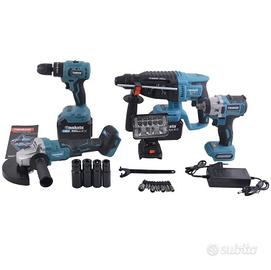 Kit 5 In 1 Makota Brushless Flex Trapano Impulsi A