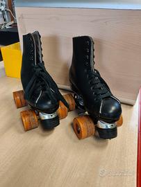 pattini a rotelle vintage taglia 18 Gipron Corsa 