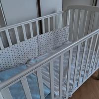 Lettino Italbaby con sponde e corredo