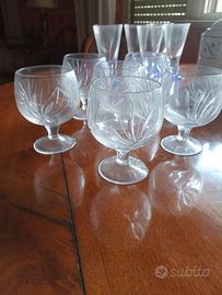 bicchieri da cognac cristallo di boemia