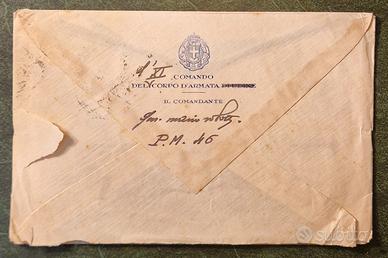 2^ GUERRA MONDIALE CARTEGGIO MILITARE