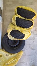 Gomme termiche + cerchi Fiat Panda