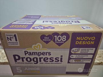 Pannolini progressi taglia 5 - 108 pannolini