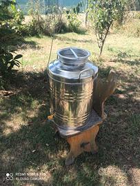 bidone aciaio inox 