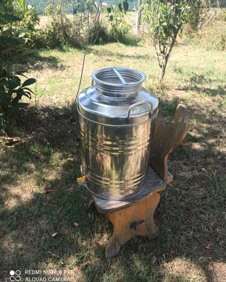 bidone aciaio inox 