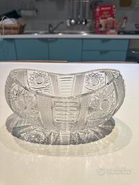 Vaso basso cristallo