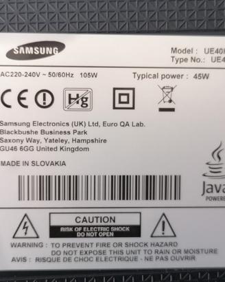 Televisore Samsung 43