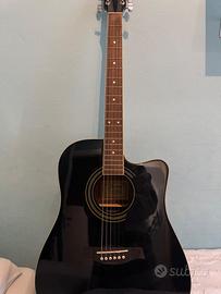 Chitarra acustica elettrificata nera Ibanez