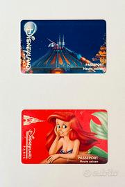 Biglietti Disneyland Paris 1995 1996 vintage