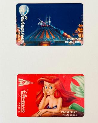 Biglietti Disneyland Paris 1995 1996 vintage