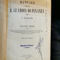 Manuale per La Regia Guardia di Finanza