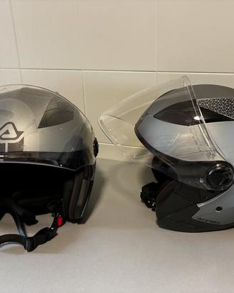 Coppia caschi open face Acerbis M e XL