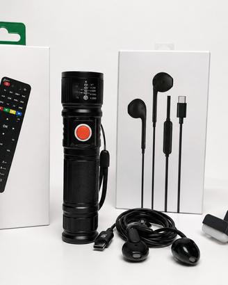 Kit Tecnologia 4 in 1 – Torcia Ricaricabile MULIN