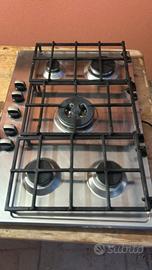 Piano Cottura a Gas 5 Fuochi in Acciaio Inox 
