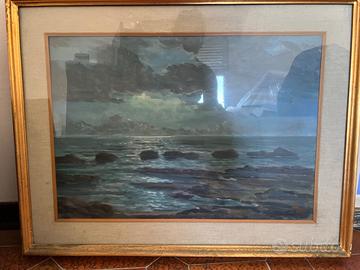 Quadro olio su tela di Mario Illusi in arte MILLUS