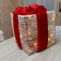 Decorazione Pacco Con Luci LED
