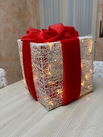 Decorazione Pacco Con Luci LED