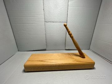 Porta penna artigianale in legno