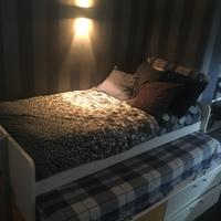 Letto laccato con reti ortopediche