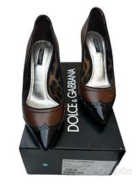 Decollete Dolce & Gabbana cuoio tg.40 bellissime