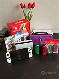 Nintendo Switch Oled + Joycon + Custodia