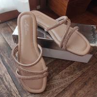 Sandali color champagne 