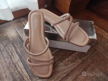 Sandali color champagne 