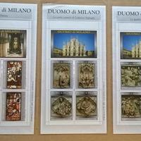 Gio.francobolli: Lotto 3 pz foglietti Duomo