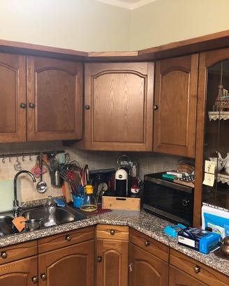 Cucina completa in legno