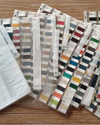 Campionario colori Fiat Alfa Lancia Bertone Pinin