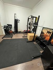 Rack, power rack, pesi kingsbox e sacco leone