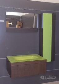 NUOVO Mobile bagno sospeso con lavabo